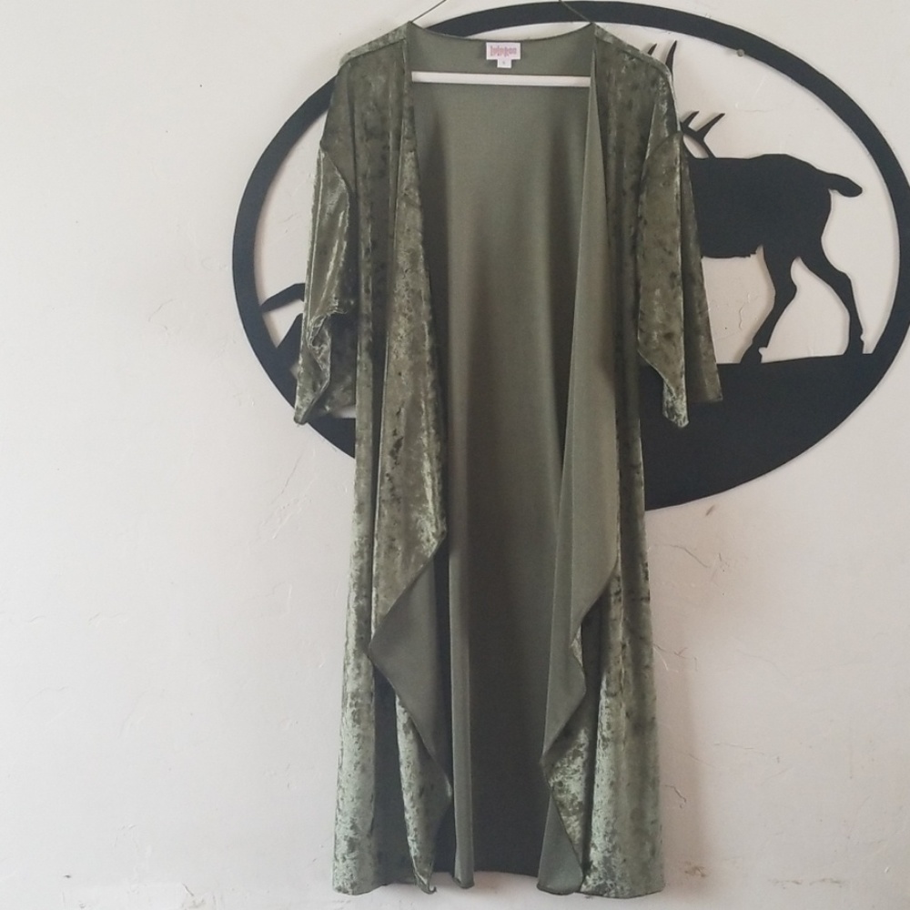 LuLaRoe crushed velvet shirley